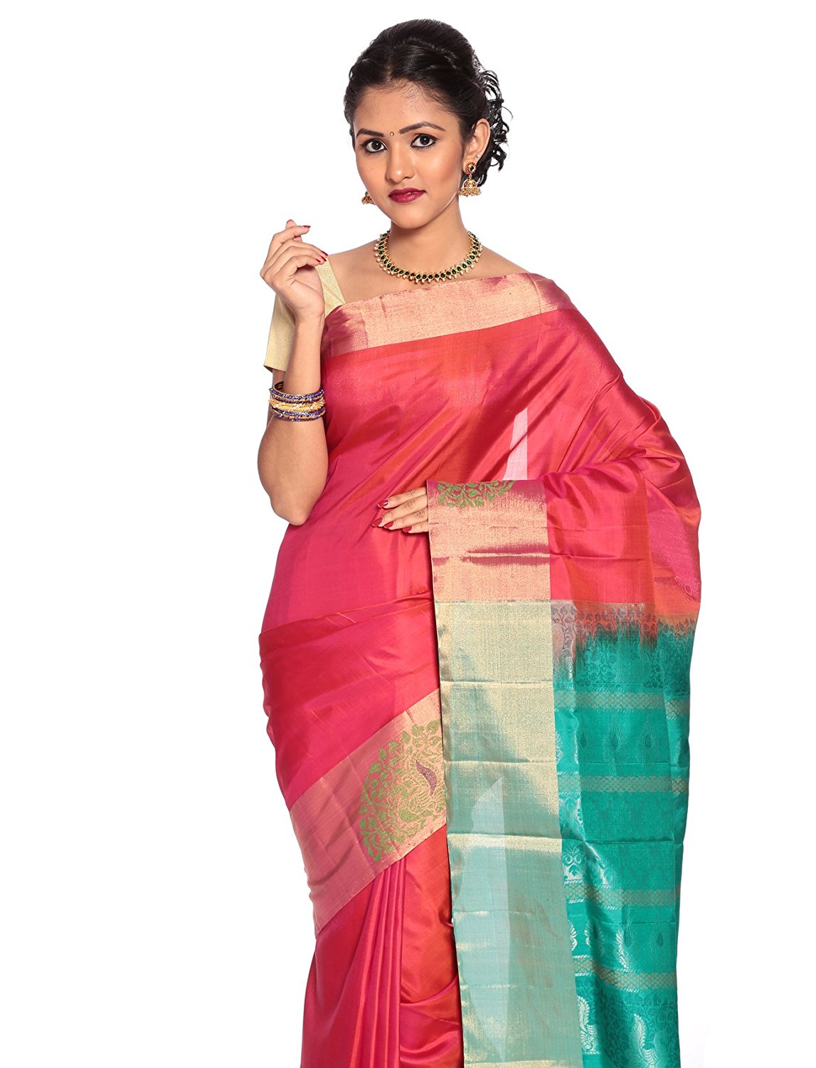 Red Kanchipuram Silk Saree